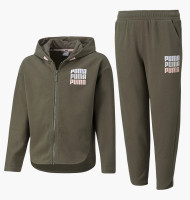 Костюм спортивний дитячий Puma Alpha Olive 589238-44__589237-44