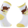 Шкарпетки PRINCESS BELLE білий, жовтий Діт 19-22, арт.43891047-3 43891047-3