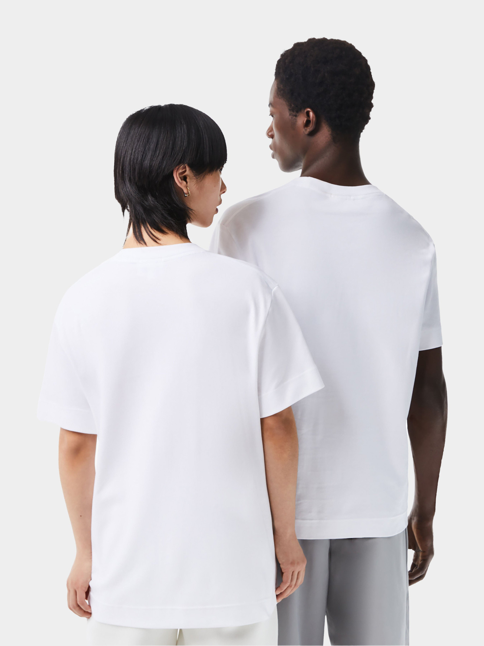 Футболка унісекс Lacoste Organic Jersey T-Shirt White TH1708001 L TH1708001