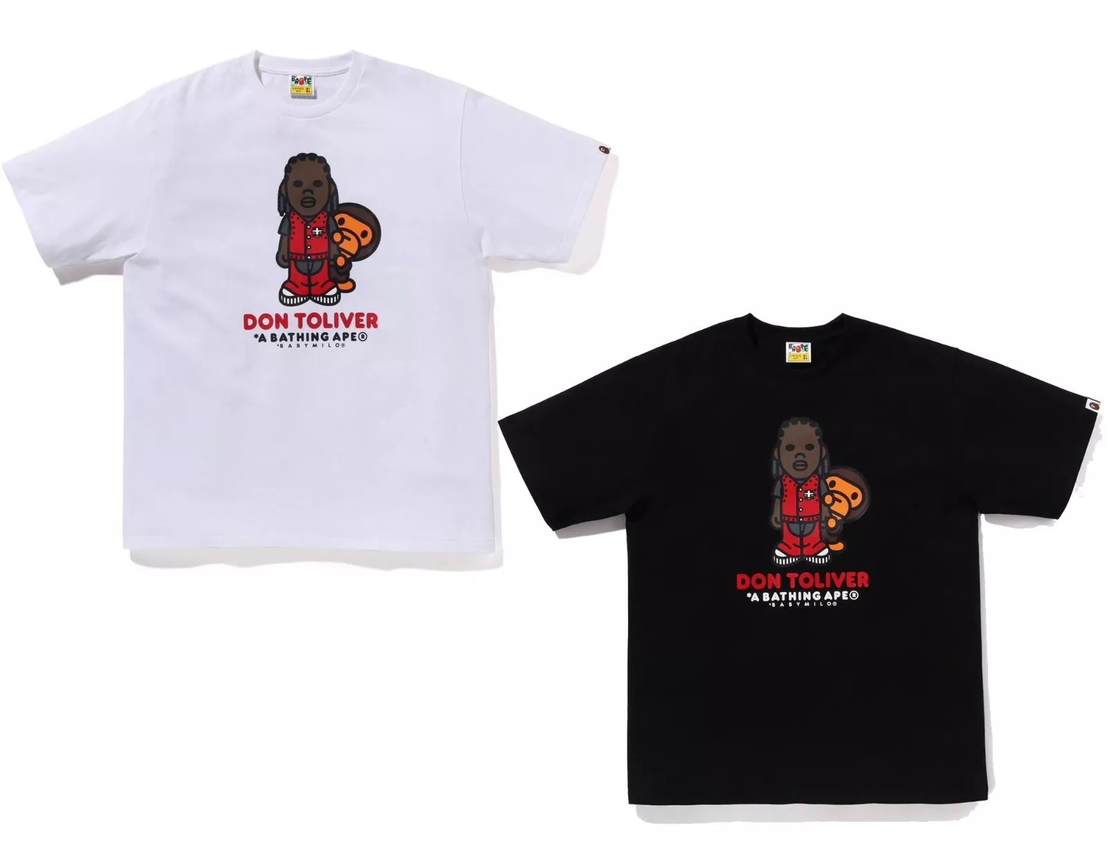 Футболка Bape DON TOLIVER BABY MILO TEE 2K73110902