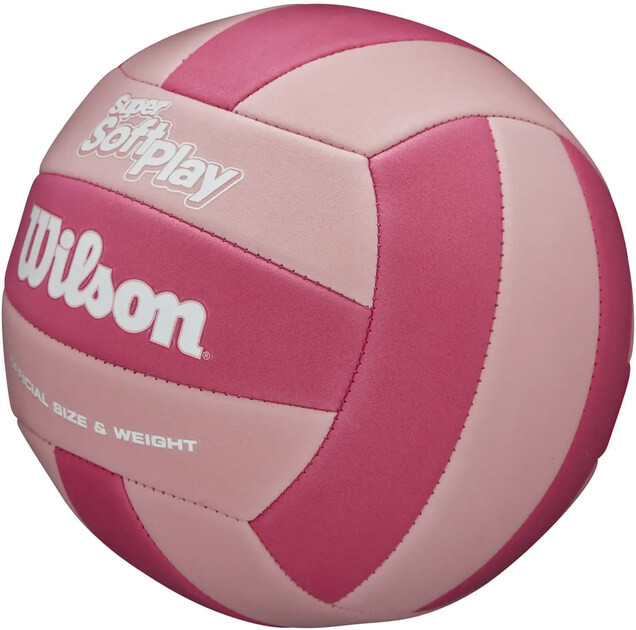 М'яч волейбольний Wilson SUPER SOFT PLAY Pink - WV4006002XBOF WV4006002XBOF