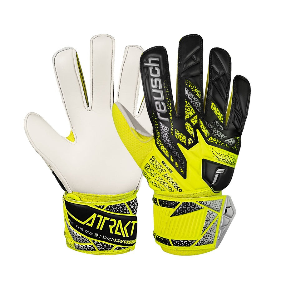 Рукавиці воротарські дитячі Reusch Attrakt Solid Junior 5572515-2014, Цвет Салатовый, Размер (Европ 5572515-2014
