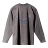 Футболка Yeezy Gap Engineered by Balenciaga Dove Longsleeve Dark Grey 4713050120000