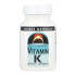 Таблетки Source Naturals Vitamin K 500 mcg - 100 tabs 2023-10-6146