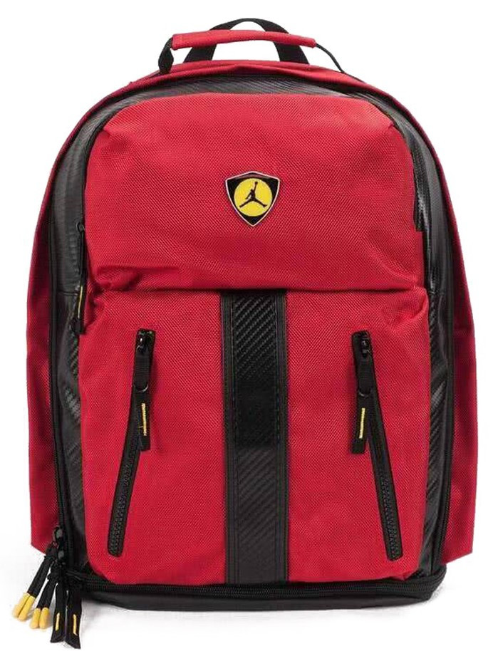 Рюкзак Nike JDN MOTO BACKPACK червоний, чорний Діт 48х33х23см 9A0618-U10