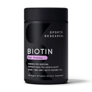 Софт гелеві капсули Sport Research Biotin 5000mcg - 120 veg softgels 2023-10-3448