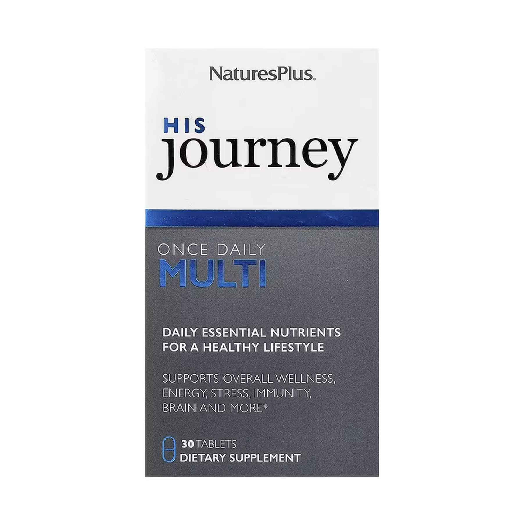 Таблетки Nature's Plus His Journey Once Daily Multi - 30 tabs 2023-10-5538