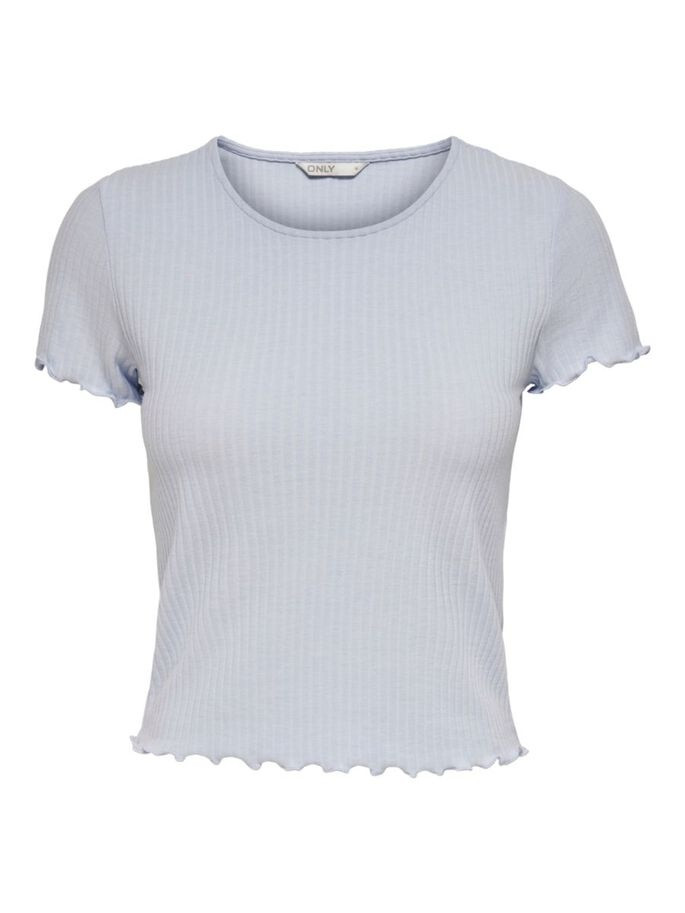 Блуза ONLEMMA S/S SHORT TOP NOOS JRS 15201206 Halogen Blue ONLY L Блакитний 15201206HalogenBlue