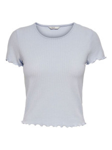 Блуза ONLEMMA S/S SHORT TOP NOOS JRS 15201206 Halogen Blue ONLY L Блакитний 15201206HALOGENBLUE