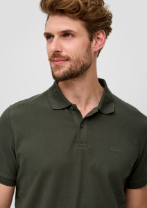 Поло cotton piqué polo shirt 2138262.7940 s.Oliver L Хакі 2138262.7940