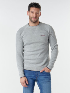 Світшот JORJOES KNIT CREW NECK 12175774 Light Grey Jack&Jones S Сірий 12175774LIGHTGREY