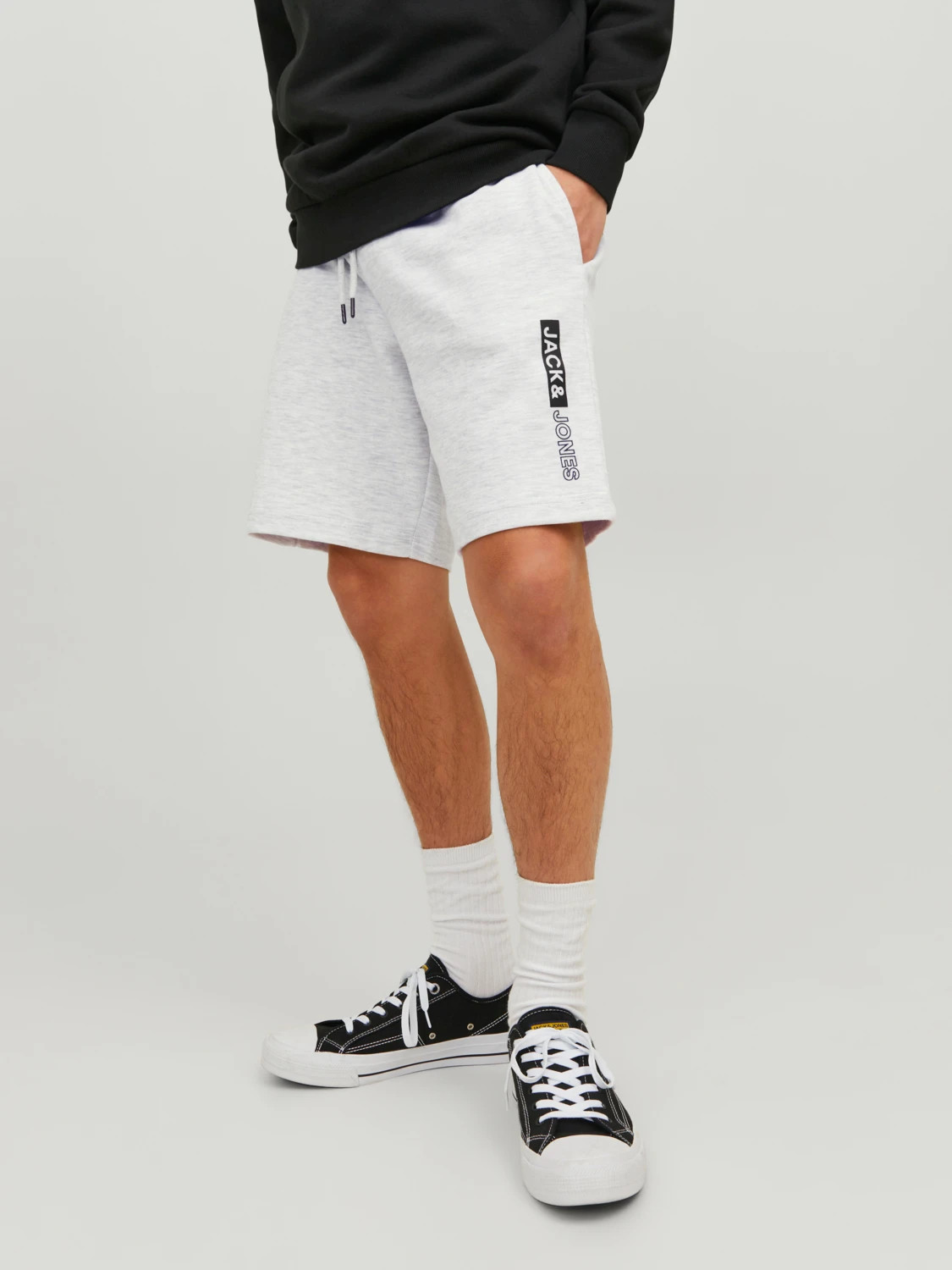 Шорти JPSTNEO SWEAT SHORTS 12225143-White Melange Jack&Jones L Білий 12225143-White Melange