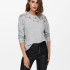 Пуловер ONLFIE LIFE L/S PULLOVER CC KNT 15232538-Light Grey Melange ONLY L Сірий 15232538-Light Grey Melan