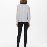 Пуловер ONLFIE LIFE L/S PULLOVER CC KNT 15232538-Light Grey Melange ONLY L Сірий 15232538-LIGHT GREY MELAN