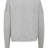 Пуловер ONLFIE LIFE L/S PULLOVER CC KNT 15232538-Light Grey Melange ONLY L Сірий 15232538-LIGHT GREY MELAN