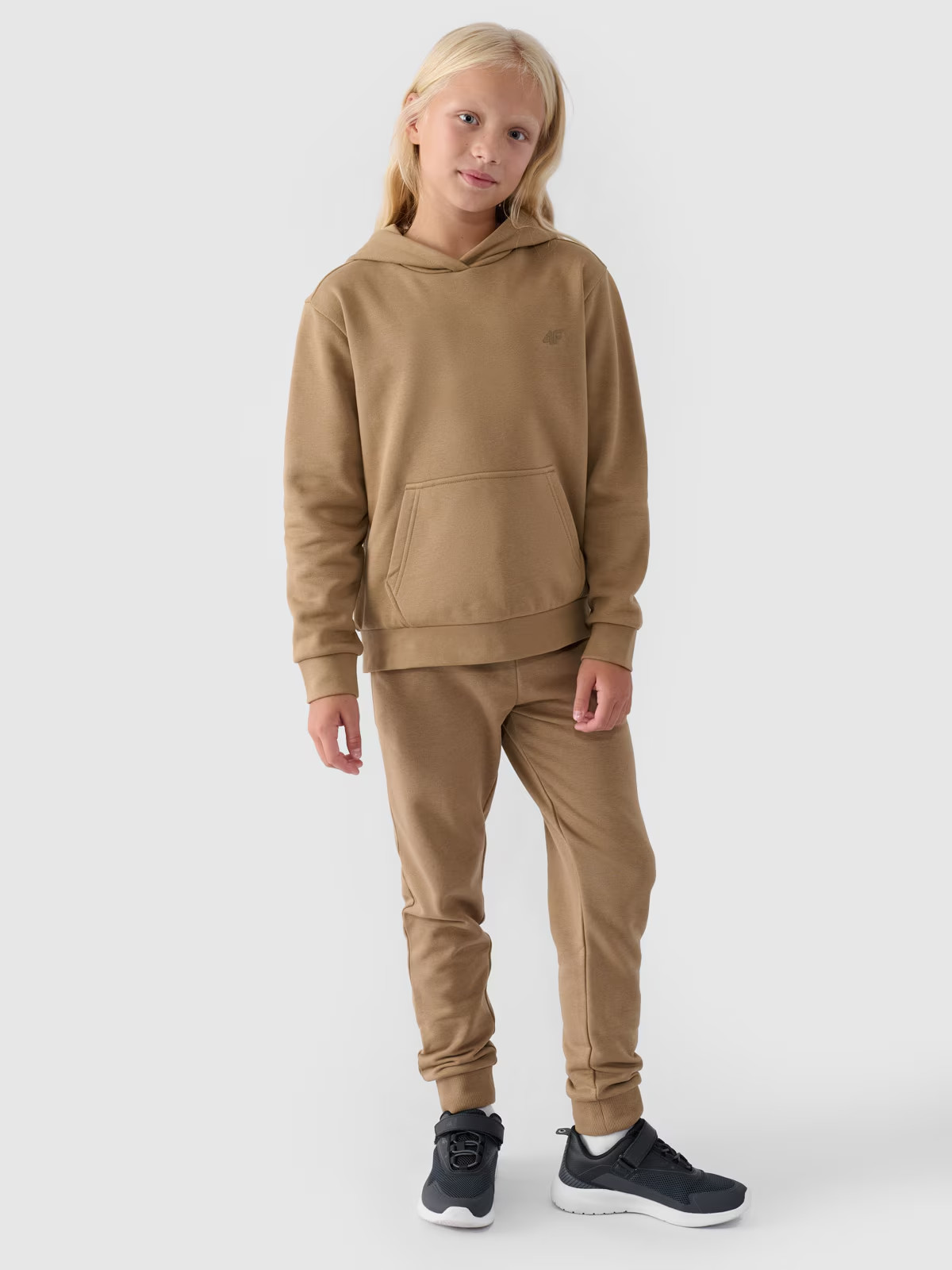 Худі дитяче SWEATSHIRT F1316 4FJWMM00TSWSF1316-83S 4F 128 Коричневий 4FJWMM00TSWSF1316-83S