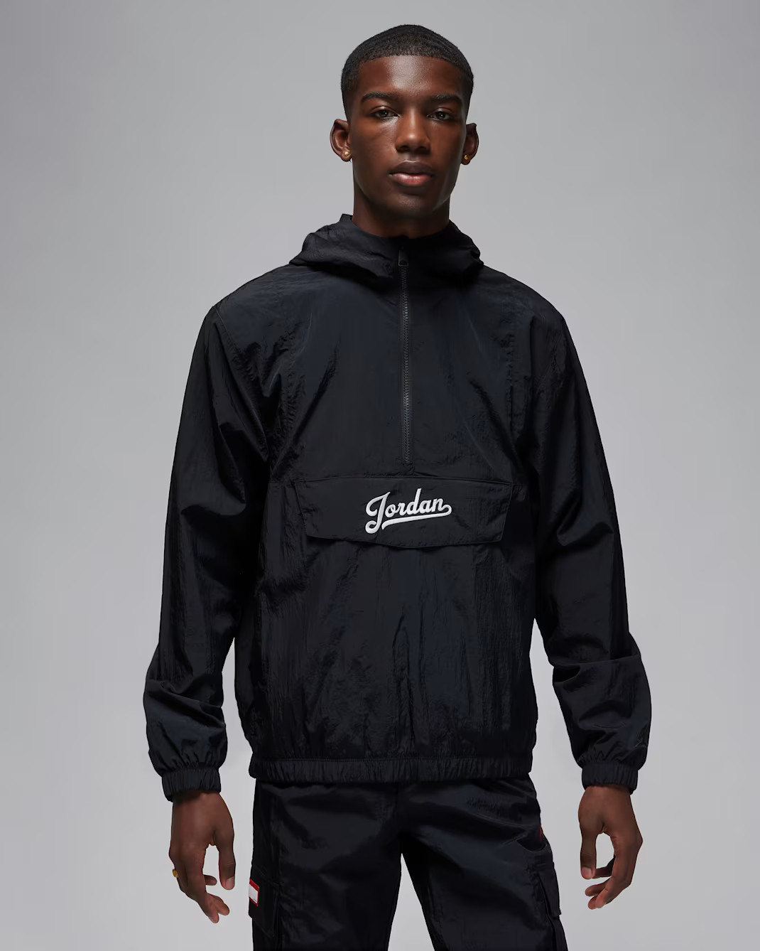 Анорак чоловічий Air Jordan Flight Mvp Jacket Black FN6348-010