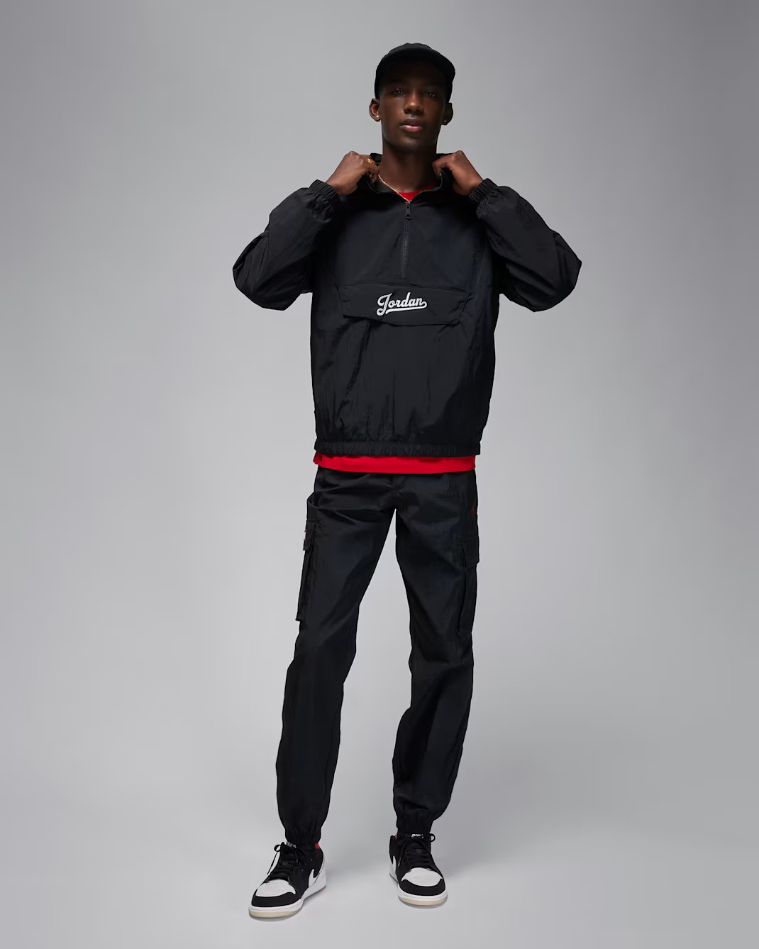 Анорак чоловічий Air Jordan Flight Mvp Jacket Black FN6348-010