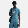 Футболка M NSW TEE 12MO FUTURA SP25 HJ0559-464 Nike 2XL Блакитний HJ0559-464