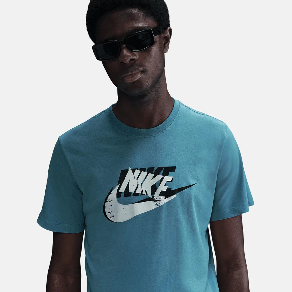 Футболка M NSW TEE 12MO FUTURA SP25 HJ0559-464 Nike 2XL Блакитний HJ0559-464