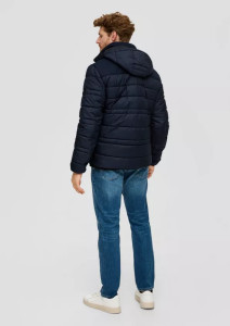 Куртка Quilted jacket in a mix of materials 2131728.5978 s.Oliver S Темно-синій 2131728.5978