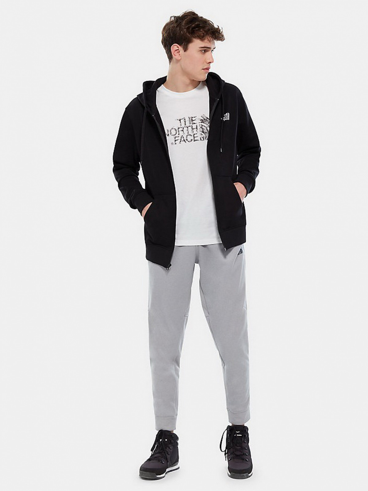 Кофта OPEN GA FZHD LIGHT 00CEP7JK31 THE NORTH FACE M Чорний 00CEP7JK31