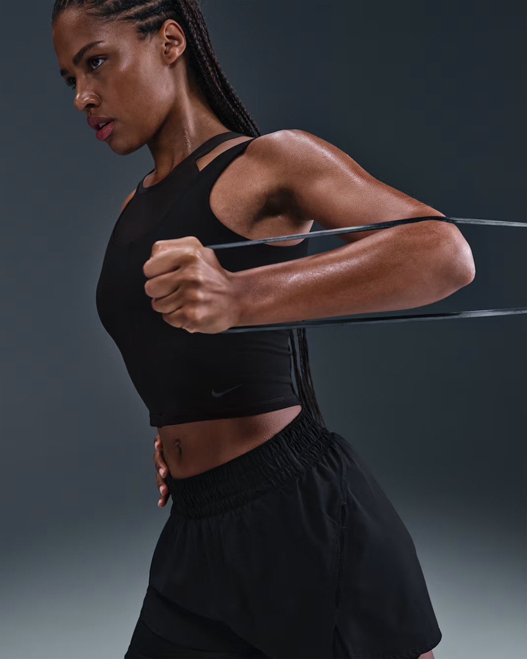 Майка жіноча Nike One Df Fttd Black HV3653-010