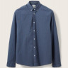 Сорочка fitted poplin stretch shirt 1032343-30218 Tom Tailor XL Темно-синій 1032343-30218