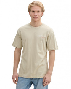 Футболка Denim men's T-shirt 1045025-35723 Tom Tailor L Бежевий 1045025-35723