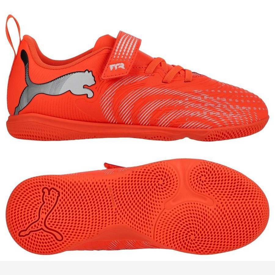 Футзалки Puma Future 9 Play Velcro IT 108923-01, Цвет Красный, Размер (Европа) - 29 108923-01