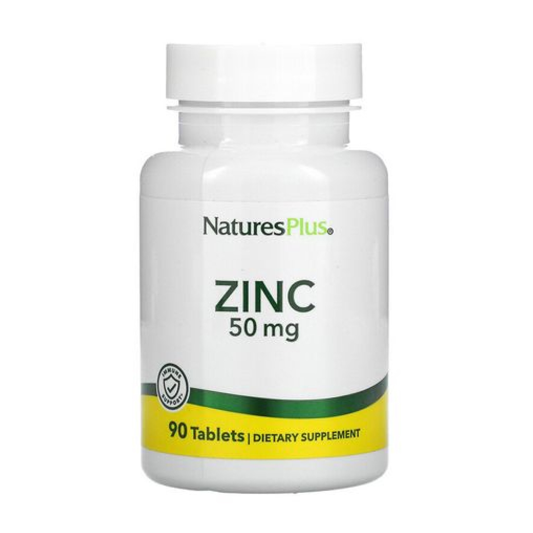 Таблетки Nature's Plus Zinc 50mg - 90 tabs 2023-10-3236