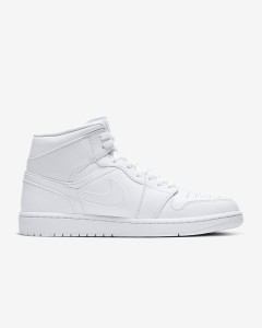 Кросівки Jordan 1 Mid “Triple White” (used) BQ6472-111
