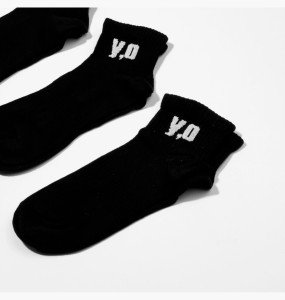 Шкарпетки yes, original 3 Pack Socks Mid Black 100000-127