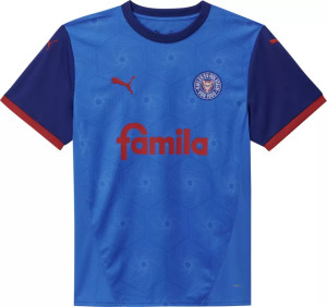 Футболка Puma Holstein Kiel Home Jersey Jr 946317-01