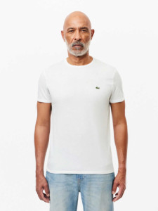 Футболка унісекс Lacoste Organic Jersey T-Shirt White TH6709001 L TH6709001