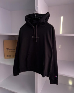 Кофта Champion Powerblend Relaxed women's hoodie black GF536 586KPB