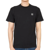 Футболка Stone Island Crew Neck Black Cotton T-Shirt 101523757 A0029