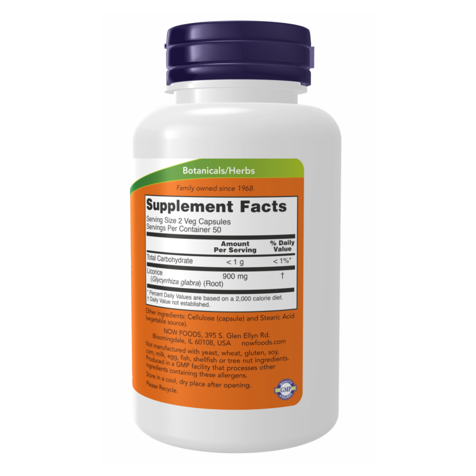 Капсули Licorice Root 450mg - 100 vcaps 2022-10-1363
