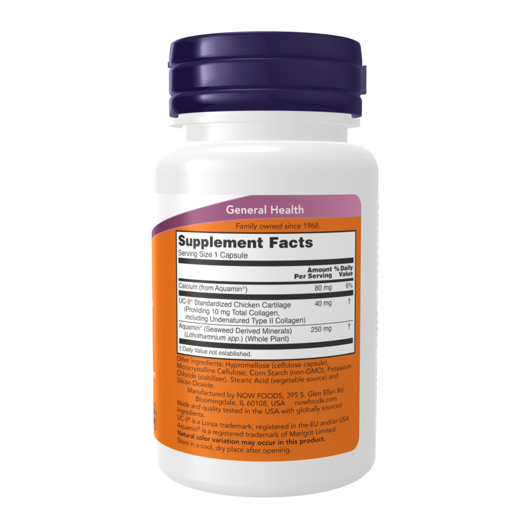 Капсули Now Foods UC-II® Type II Collagen 40mg - 60 vcaps 2023-10-2217