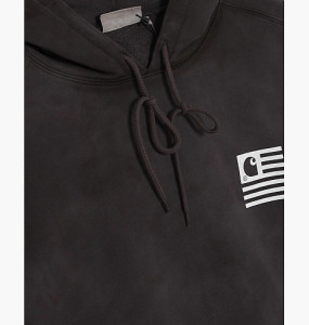 Худі CARHARTT WIP CHROMO TIE-DYE HOODIE BLACK I031405-BLACK