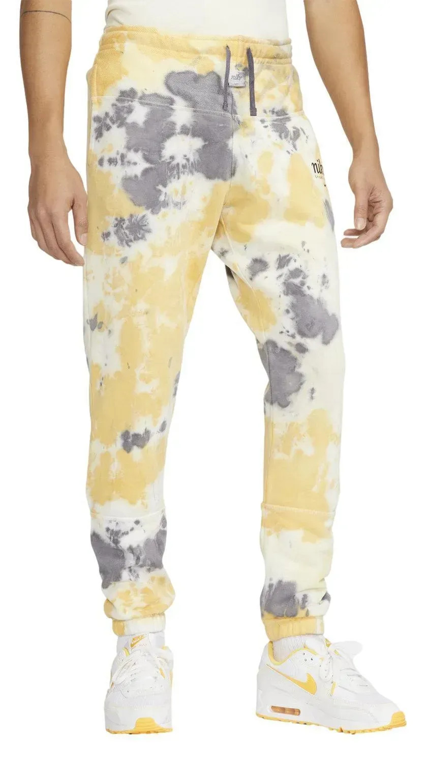 Штани Mens Nike Sportswear Club Fleece Pants Yellow Multi DO6187-540