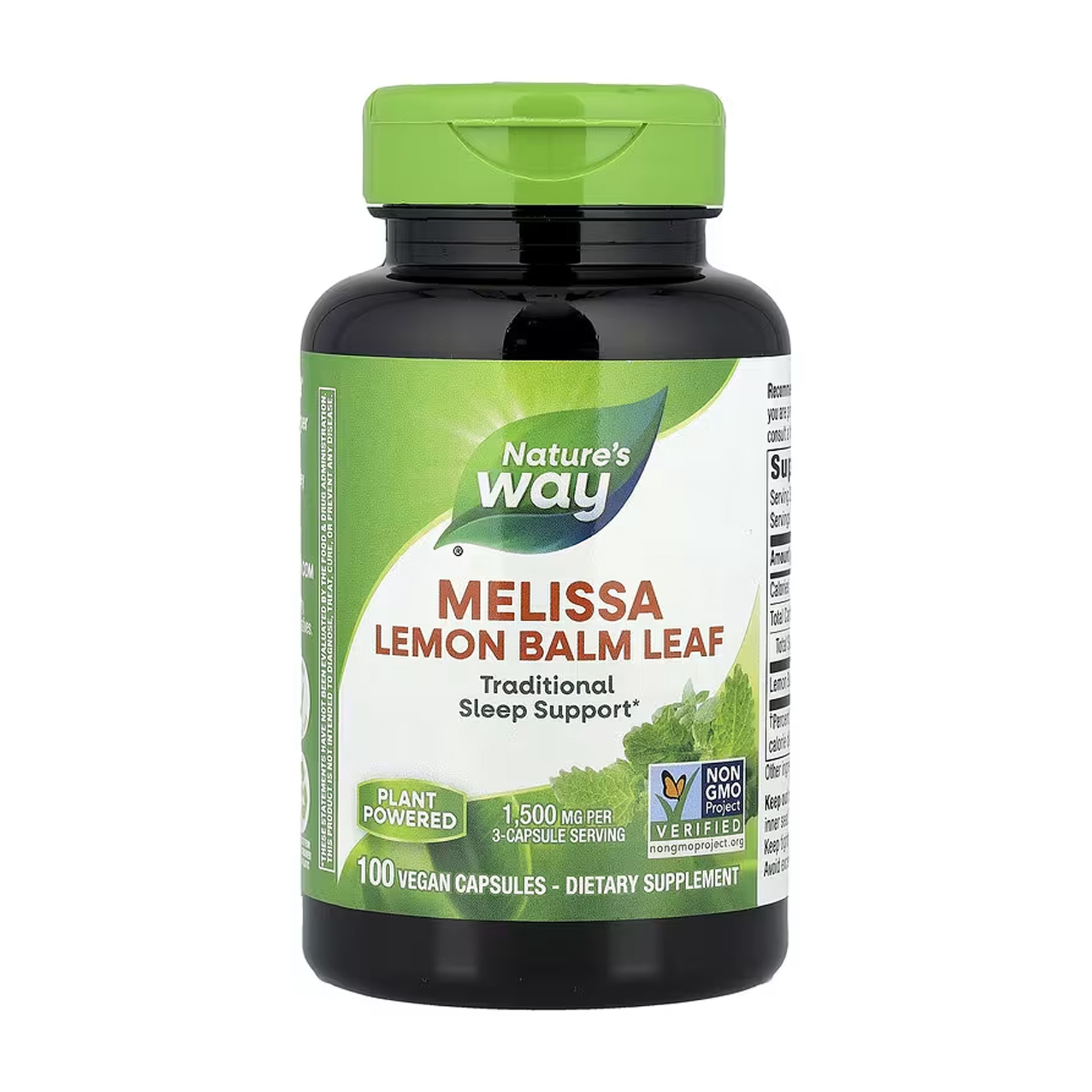 Капсули Nature's Way Melissa Lemon Balm Leaf - 100 vcaps 2023-10-6413