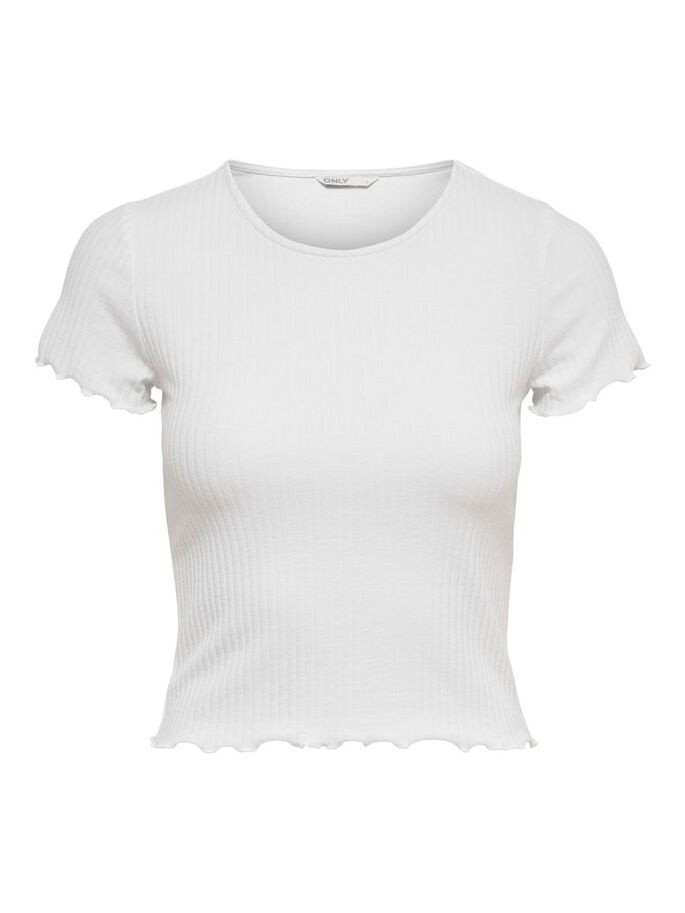Блуза ONLEMMA S/S SHORT TOP NOOS JRS 15201206 White ONLY XL Білий 15201206White