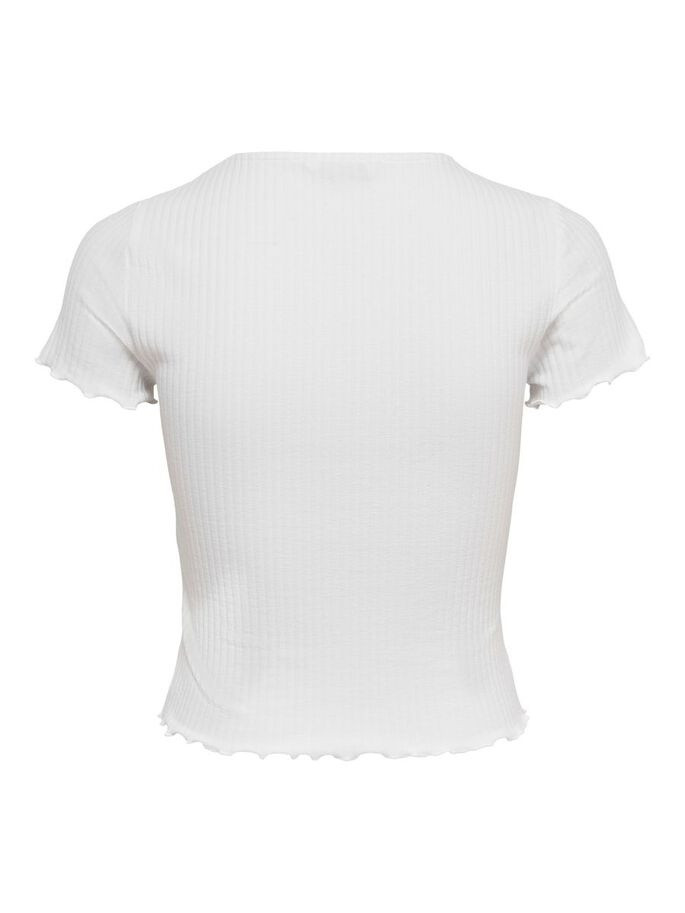 Блуза ONLEMMA S/S SHORT TOP NOOS JRS 15201206 White ONLY XL Білий 15201206White