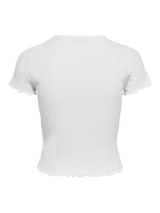 Блуза ONLEMMA S/S SHORT TOP NOOS JRS 15201206 White ONLY XL Білий 15201206WHITE