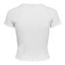 Блуза ONLEMMA S/S SHORT TOP NOOS JRS 15201206 White ONLY XL Білий 15201206WHITE