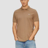 Поло cotton piqué polo shirt 2138262.8483 s.Oliver L Коричневий 2138262.8483