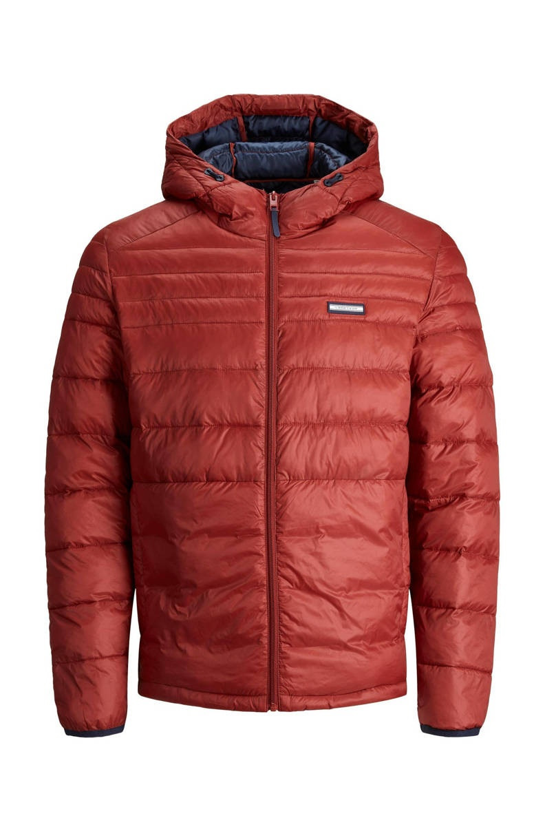 Куртка JJEACE PUFFER HOOD NOOS 12189882-Red Dahlia Jack&Jones L Червоний 12189882-Red Dahlia