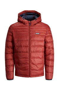 Куртка JJEACE PUFFER HOOD NOOS 12189882-Red Dahlia Jack&Jones L Червоний 12189882-RED DAHLIA