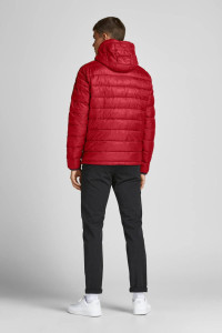 Куртка JJEACE PUFFER HOOD NOOS 12189882-Red Dahlia Jack&Jones L Червоний 12189882-RED DAHLIA